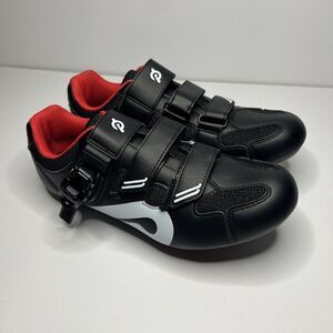Peloton Cycling Shoes Size 40 Womens US 9 Mens US 7 Black Red